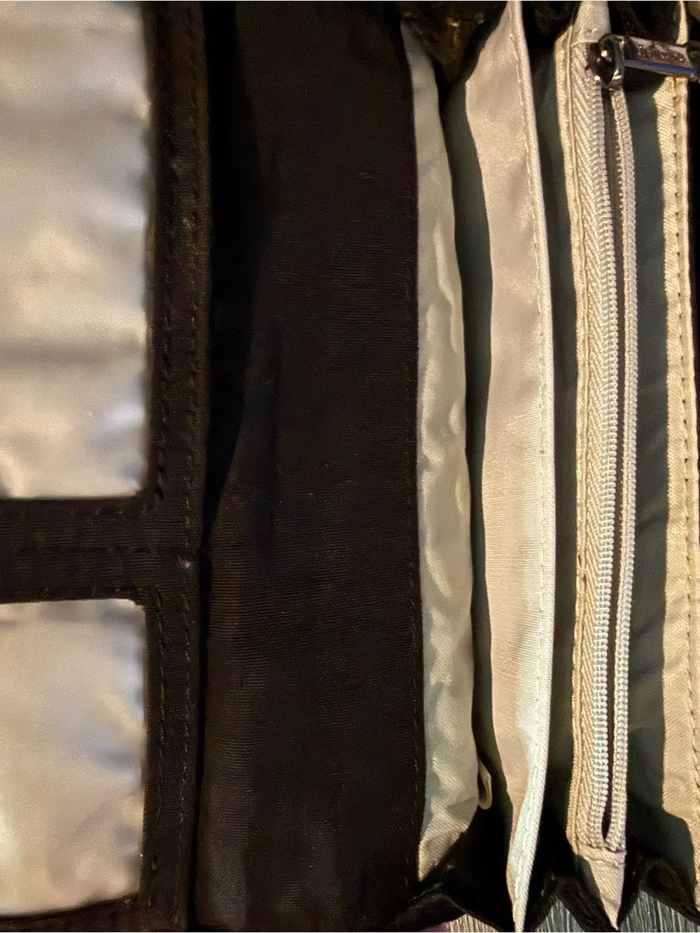 Kipling Black and White Dot Fold Wallet